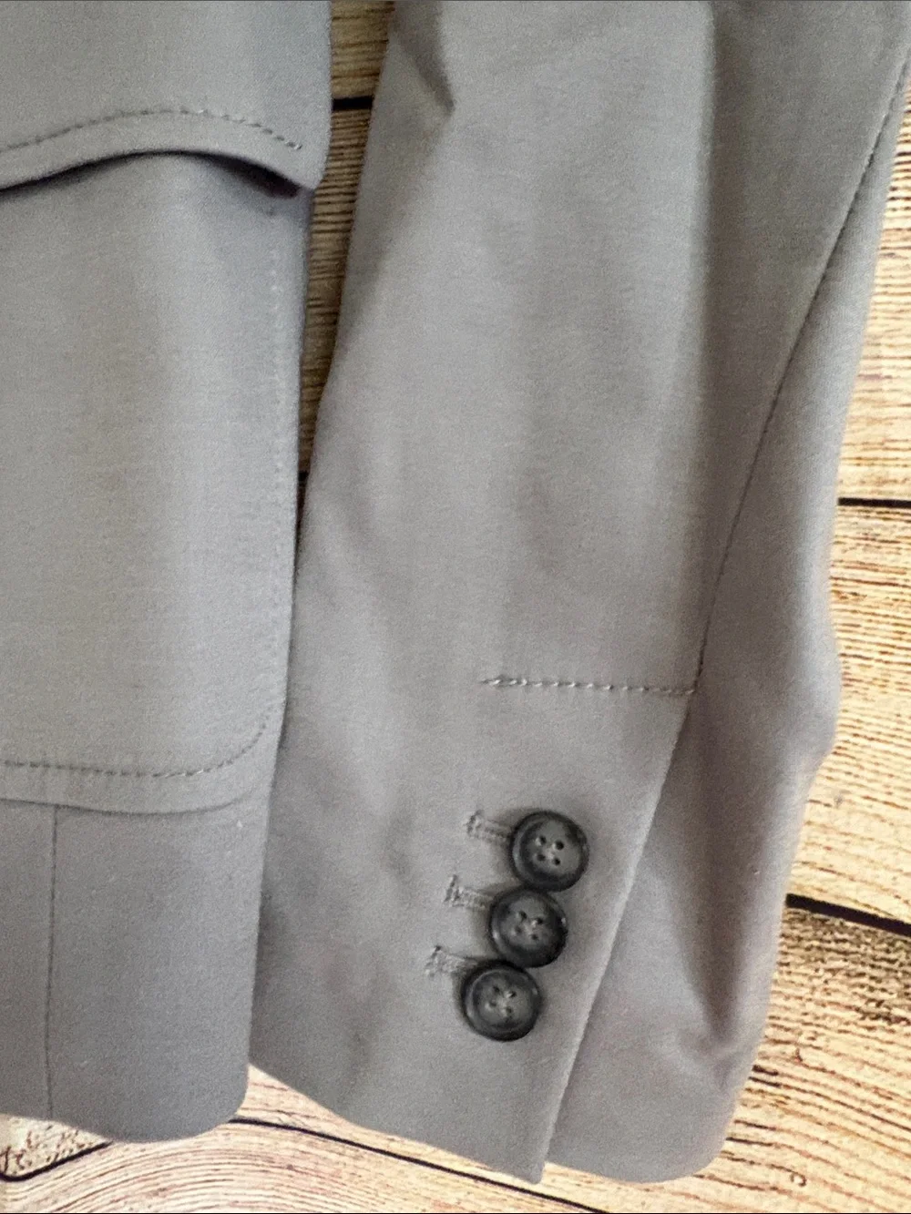 Banana Republic Gray Stretch Blazer
